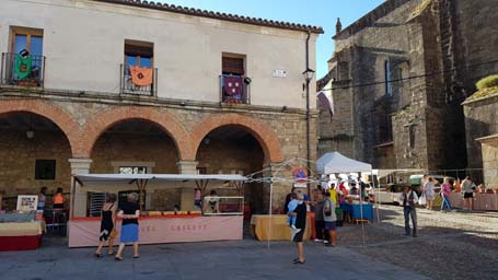 Artevera en el mercado artesanal de Gata. Cceres 